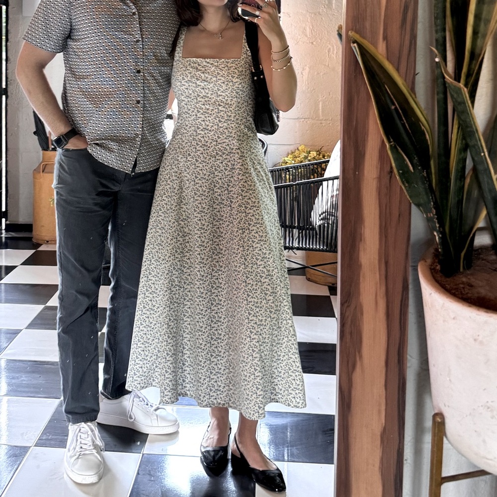 Abercrombie & Fitch Floral Midi Dress